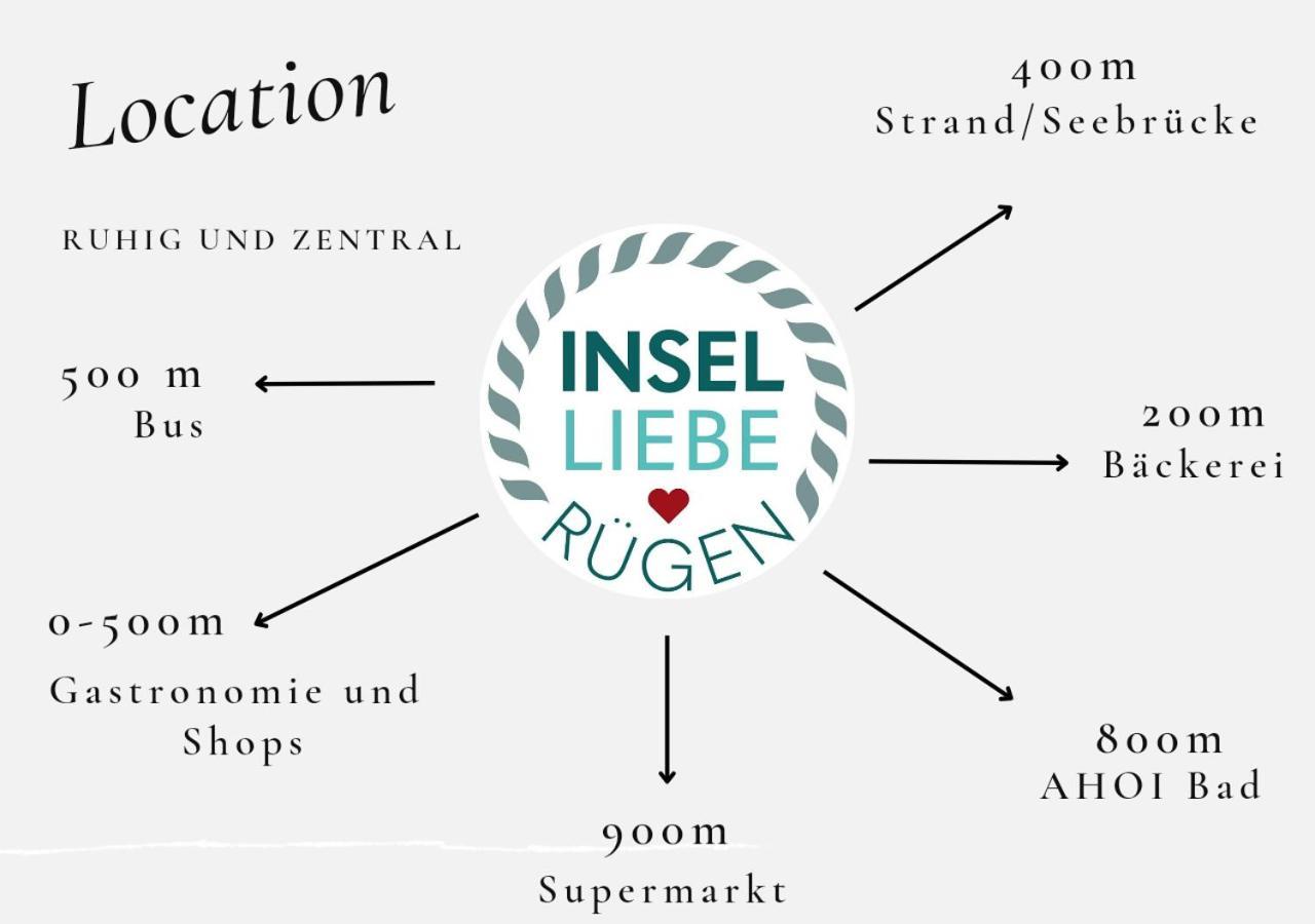 Das Appartement Inselliebe Ruegen Inkl Sauna Und 3H Taeglich Eintritt Ahoi Schwimmbad Sellin  Luaran gambar