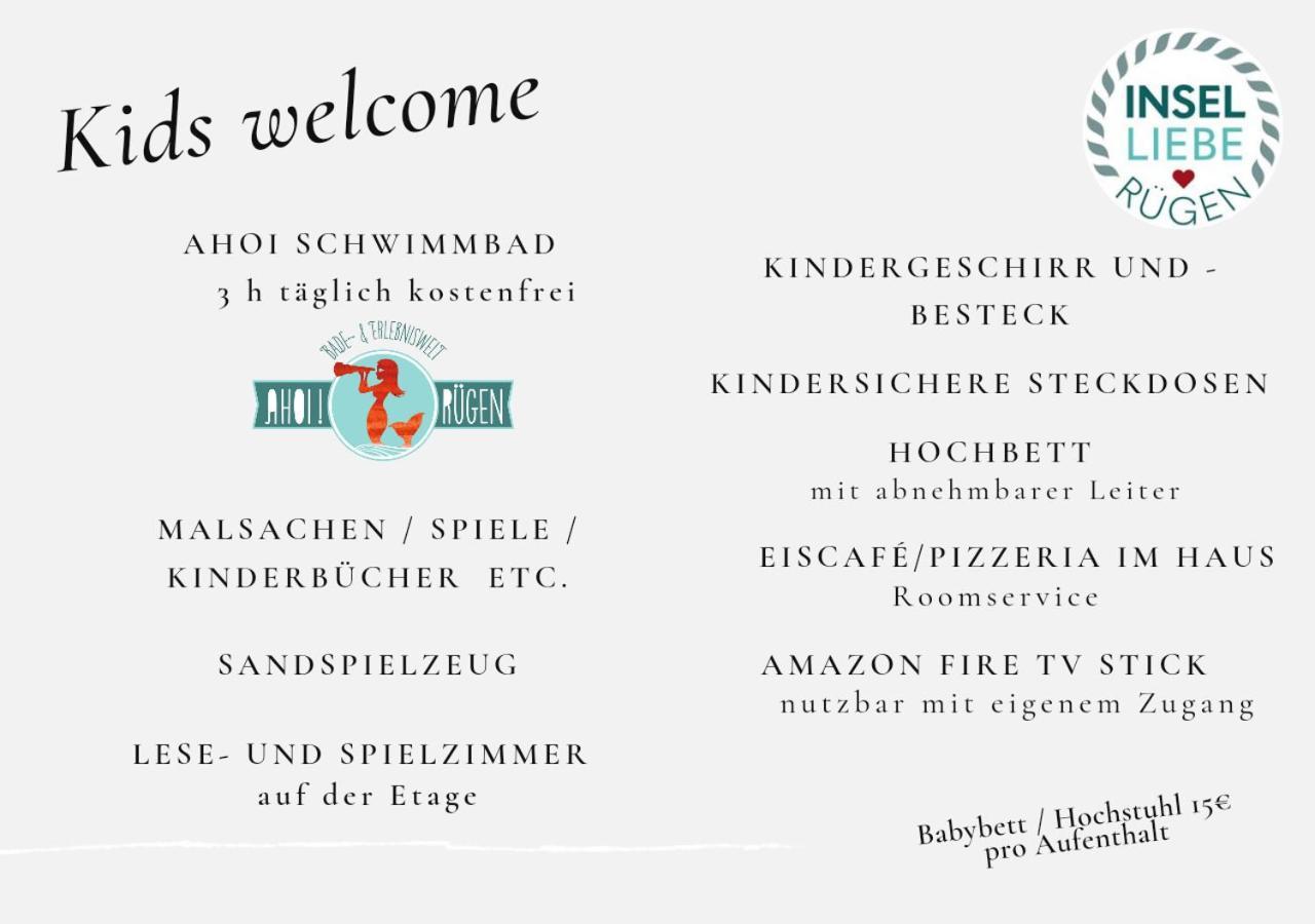 Das Appartement Inselliebe Ruegen Inkl Sauna Und 3H Taeglich Eintritt Ahoi Schwimmbad Sellin  Luaran gambar